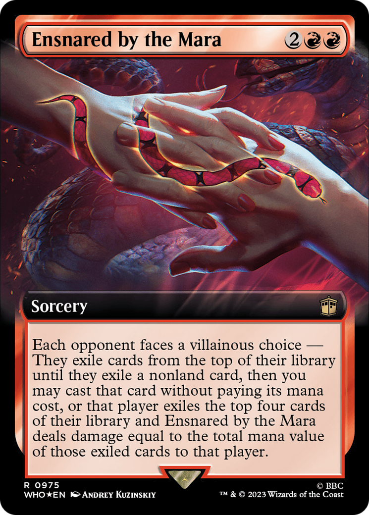 Ensnared by the Mara (Extended Art) (Surge Foil) [Doctor Who] | Card Citadel