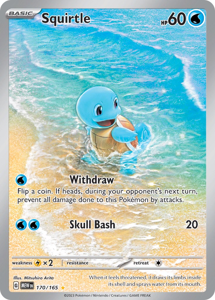 Squirtle (170/165) [Scarlet & Violet: 151] | Card Citadel