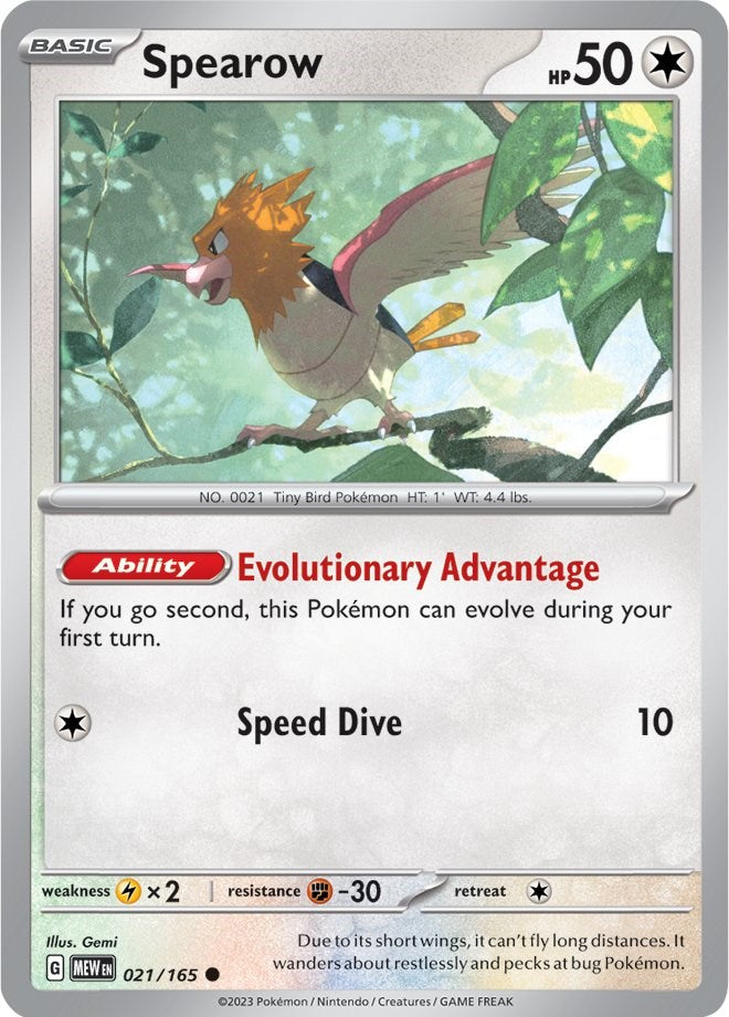 Spearow (021/165) [Scarlet & Violet 151] | Card Citadel