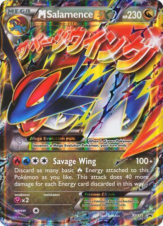 M Salamence EX (XY171) (Jumbo Card) [XY: Black Star Promos] | Card Citadel