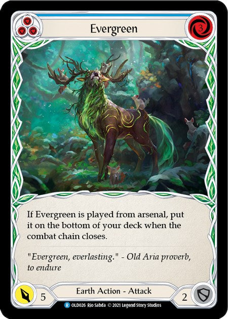 Evergreen (Blue) [OLD026] (Tales of Aria Oldhim Blitz Deck)  1st Edition Normal | Card Citadel