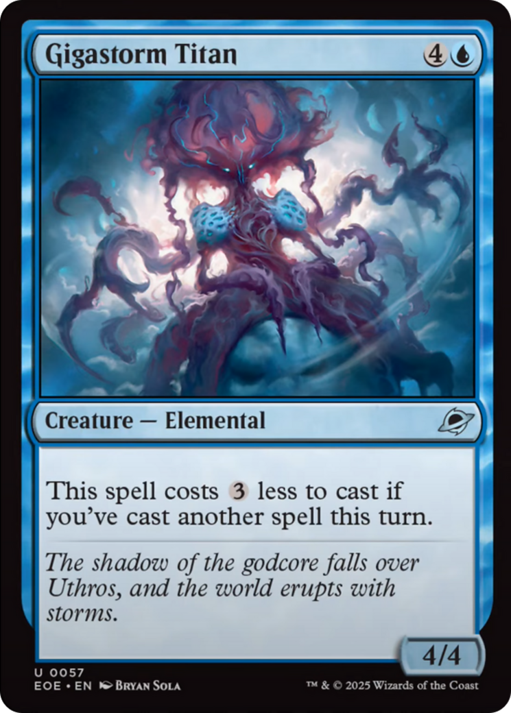 Gigastorm Titan [Edge of Eternities] | Card Citadel