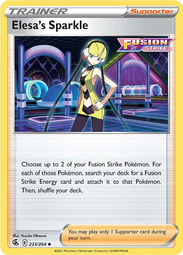 Elesa's Sparkle (233/264) [Sword & Shield: Fusion Strike] | Card Citadel