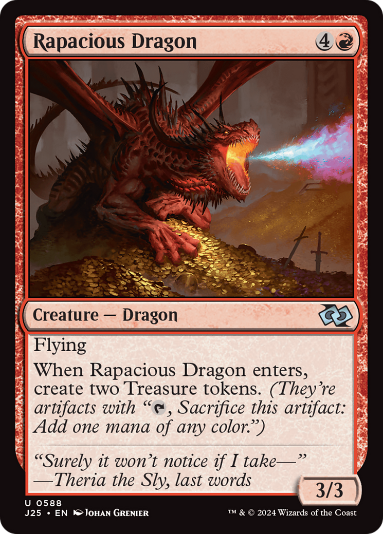 Rapacious Dragon [Foundations Jumpstart] | Card Citadel