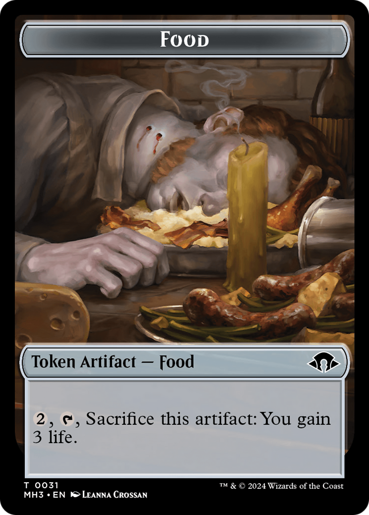 Phyrexian Germ // Food Double-Sided Token [Modern Horizons 3 Tokens] | Card Citadel