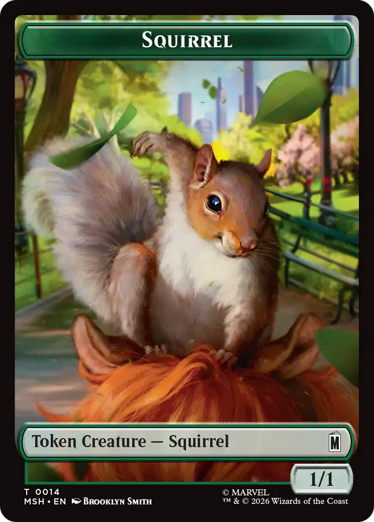 Galactus // Squirrel Double-Sided Token [Marvel Super Heroes Tokens] | Card Citadel