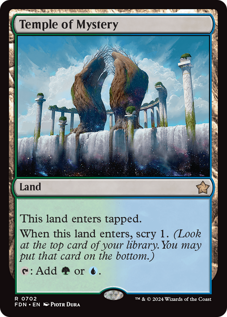 Temple of Mystery [Foundations] | Card Citadel