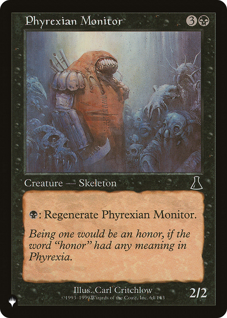 Phyrexian Monitor [The List] | Card Citadel