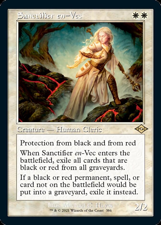 Sanctifier en-Vec (Retro Foil Etched) [Modern Horizons 2] | Card Citadel