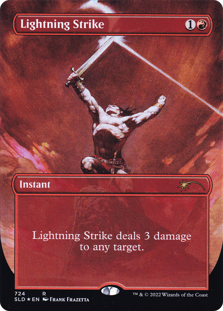 Lightning Strike (Borderless) [Secret Lair Drop Promos] | Card Citadel