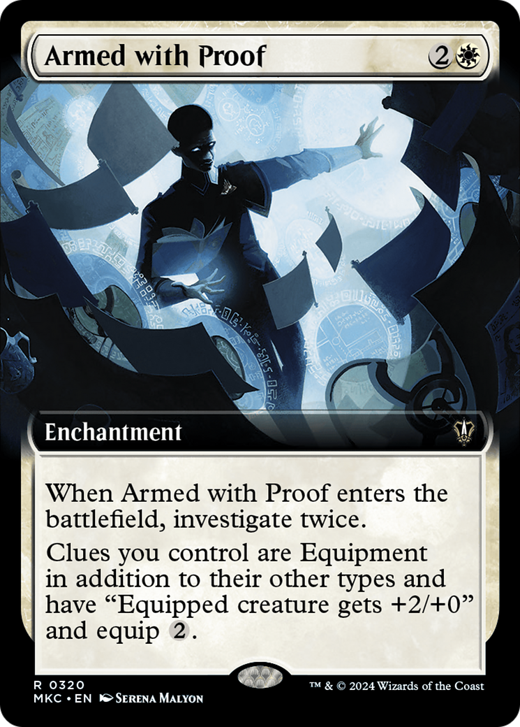 Armed with Proof (Extended Art) [Murders at Karlov Manor Commander] | Card Citadel