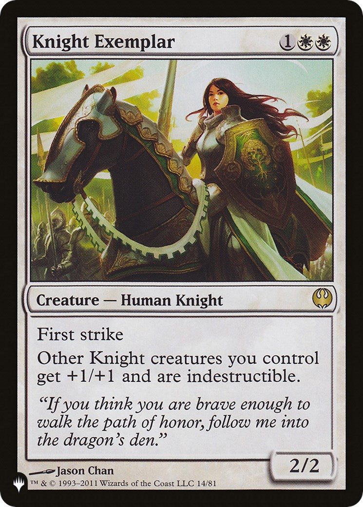 Knight Exemplar (14) [The List] | Card Citadel