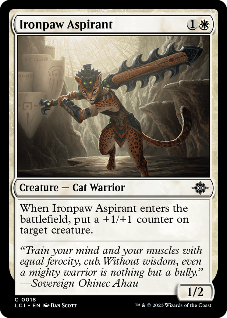 Ironpaw Aspirant [The Lost Caverns of Ixalan] | Card Citadel