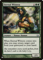 Eternal Witness [The List] | Card Citadel