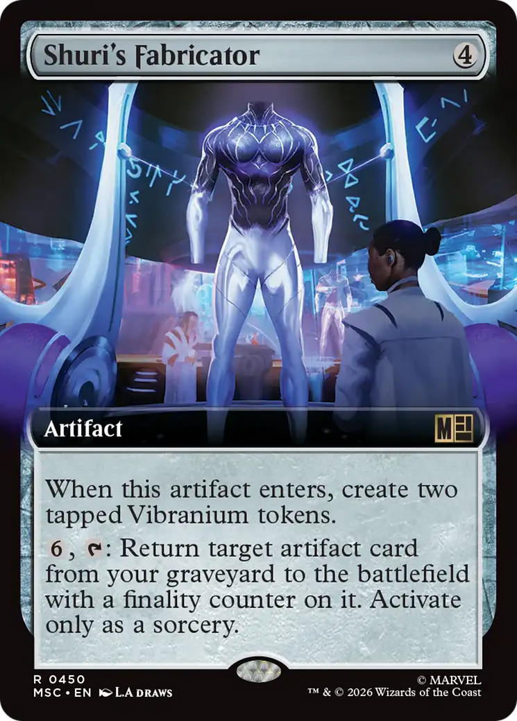 Shuri's Fabricator (Extended Art) [Marvel Super Heroes Commander] | Card Citadel
