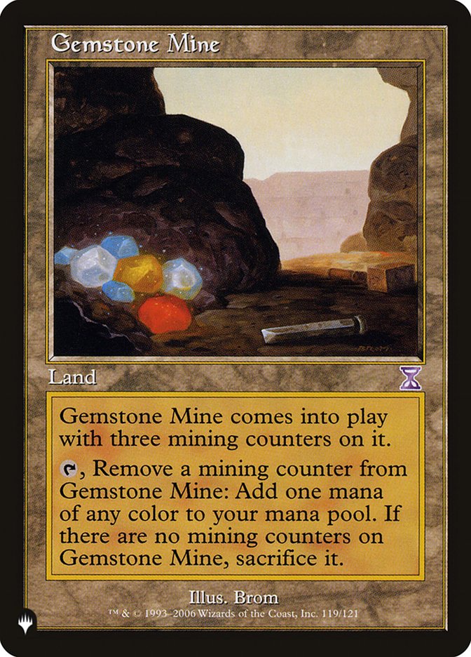 Gemstone Mine [The List] | Card Citadel