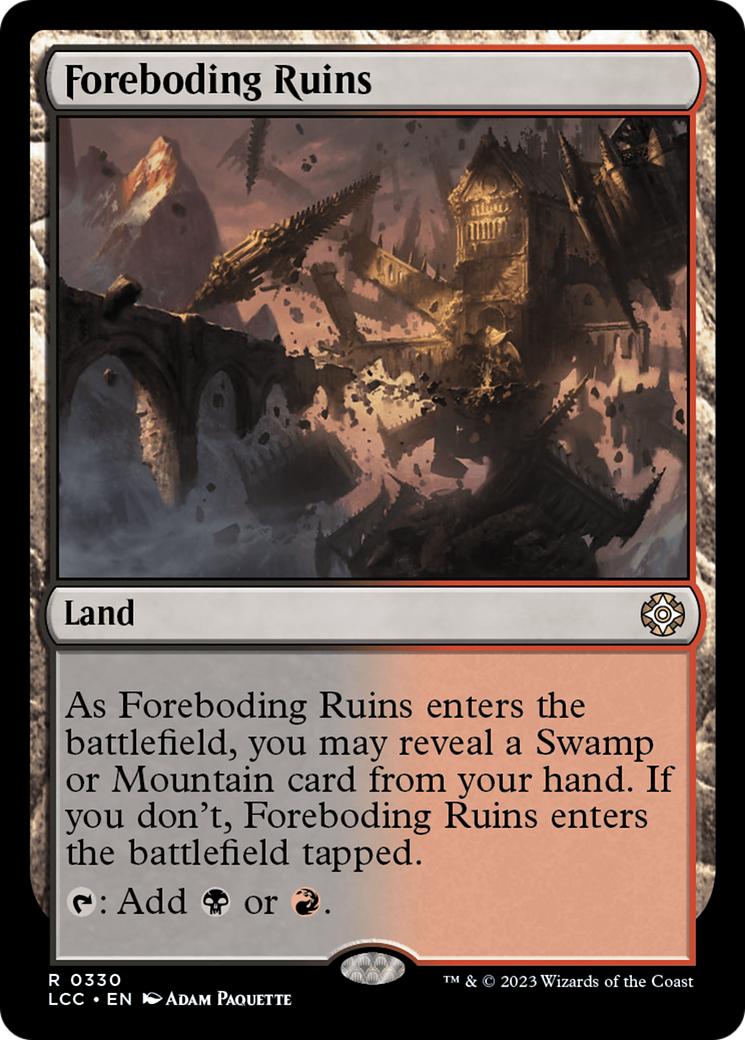 Foreboding Ruins [The Lost Caverns of Ixalan Commander] | Card Citadel