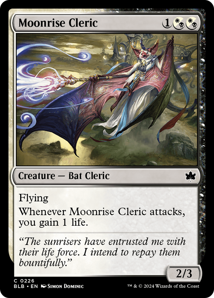 Moonrise Cleric [Bloomburrow] | Card Citadel