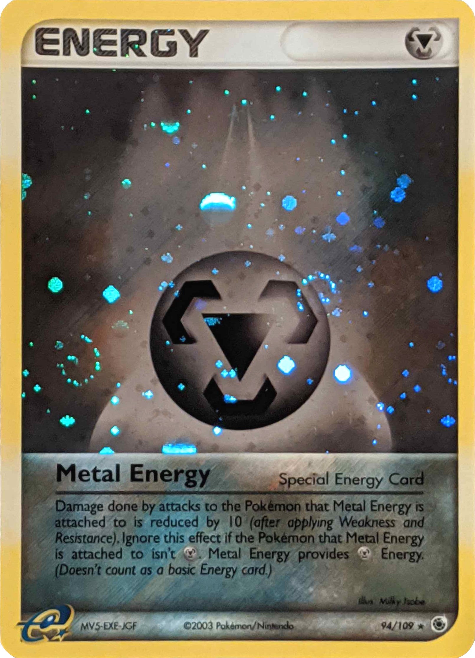 Metal Enery (94/109) (Cosmos Holo) [EX: Ruby & Sapphire] | Card Citadel