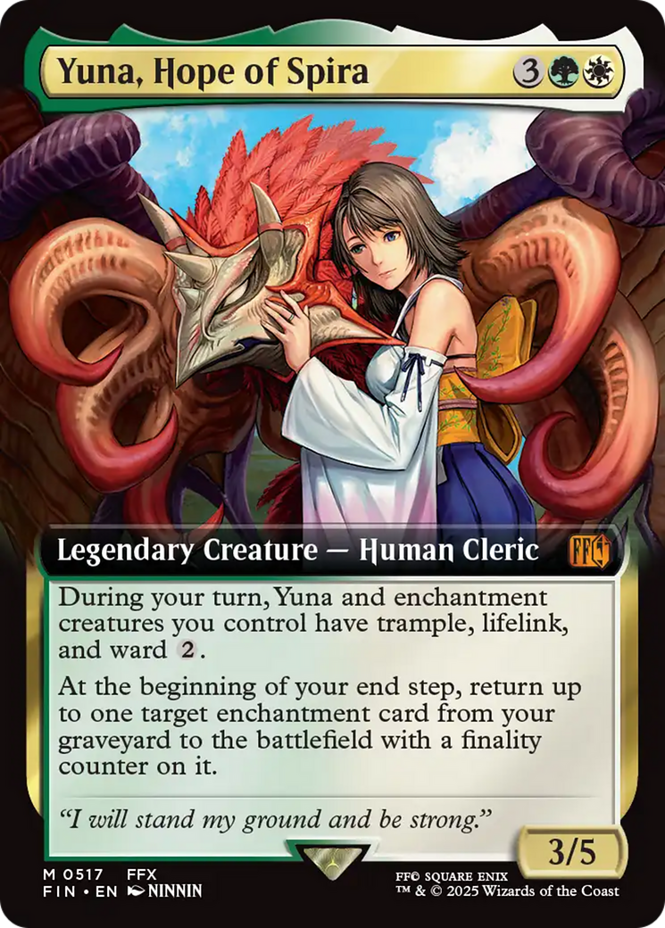 Yuna, Hope of Spira (Extended Art) [FINAL FANTASY] | Card Citadel