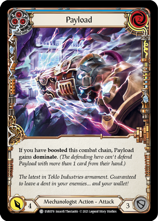 Payload (Blue) [EVR078] (Everfest)  1st Edition Normal | Card Citadel