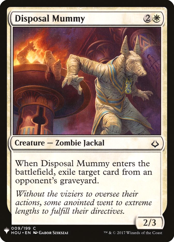 Disposal Mummy [Mystery Booster] | Card Citadel