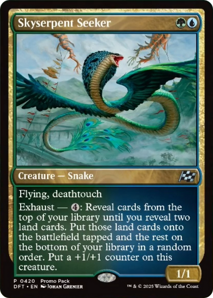 Skyserpent Seeker [Aetherdrift Promos] | Card Citadel