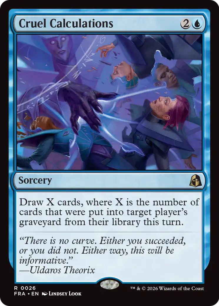 Cruel Calculations [Reality Fracture] | Card Citadel