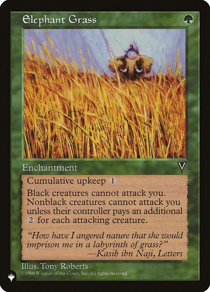 Elephant Grass [The List] | Card Citadel