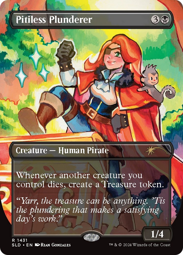 Pitiless Plunderer (Rainbow Foil) [Secret Lair Drop Series] | Card Citadel