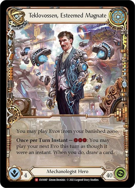 Teklovossen, Esteemed Magnate [EVO007] (Bright Lights) | Card Citadel
