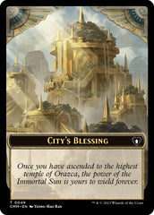 City's Blessing // Emblem - Teferi, Temporal Archmage Double-Sided Token [Commander Masters Tokens] | Card Citadel