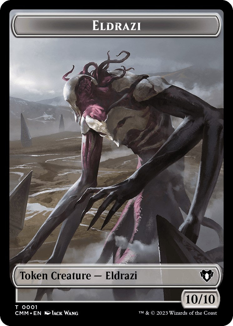 Eldrazi // Phyrexian Myr Double-Sided Token [Commander Masters Tokens] | Card Citadel