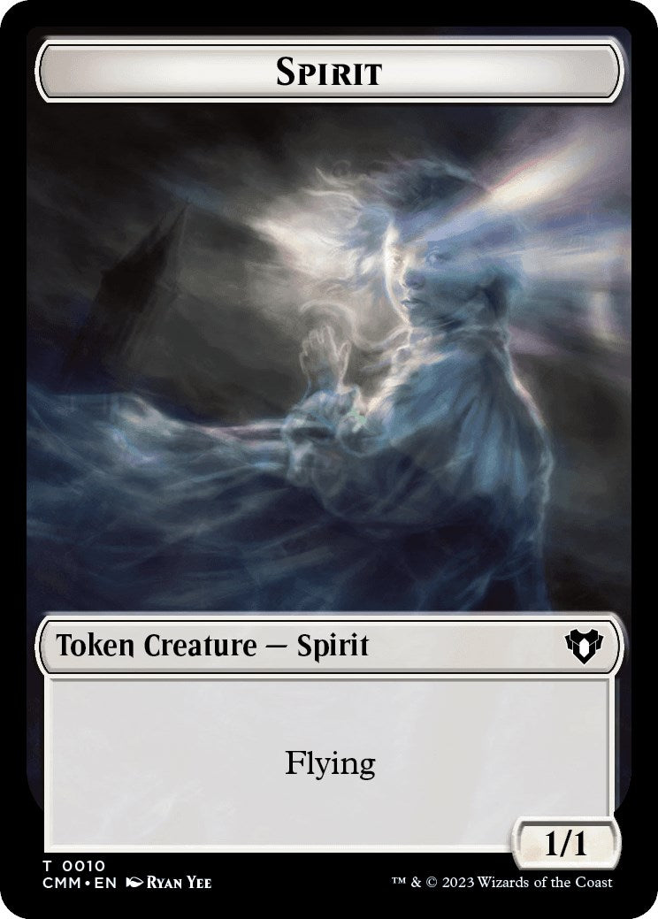 Spirit (0010) // Satyr Double-Sided Token [Commander Masters Tokens] | Card Citadel