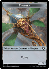 Thopter // Myr Double-Sided Token [Commander Masters Tokens] | Card Citadel