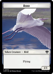 Bird // Dwarf Berserker Double-Sided Token [Commander Masters Tokens] | Card Citadel