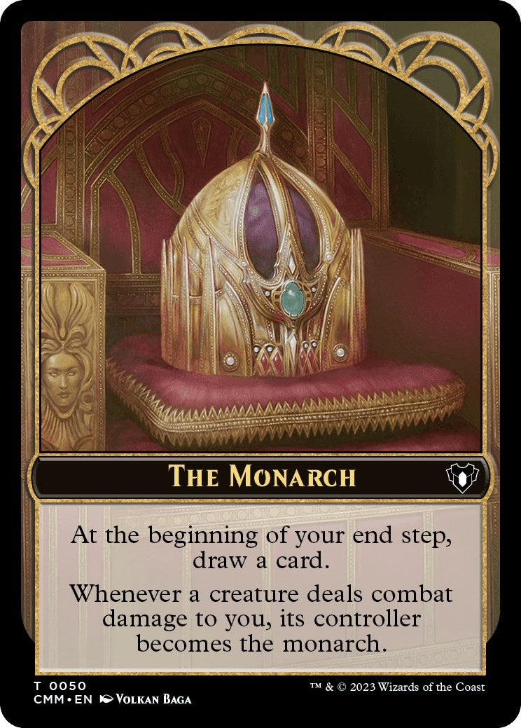 The Monarch // Elephant Double-Sided Token [Commander Masters Tokens] | Card Citadel