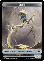 Servo // Zombie (0013) Double-Sided Token [Commander Masters Tokens] | Card Citadel