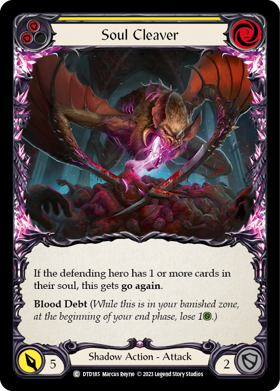 Soul Cleaver (Yellow) [DTD185] (Dusk Till Dawn) | Card Citadel