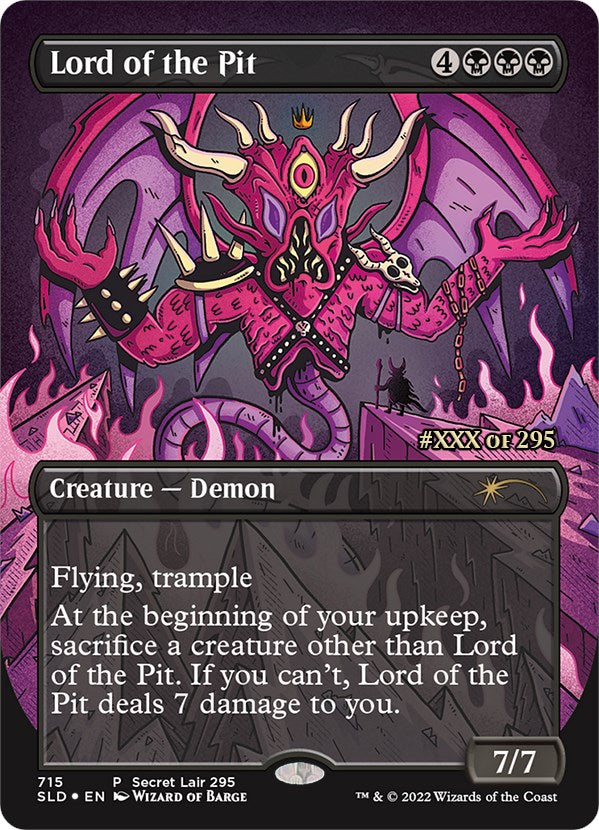 Lord of the Pit (Serial Numbered) [Secret Lair Drop Series] | Card Citadel
