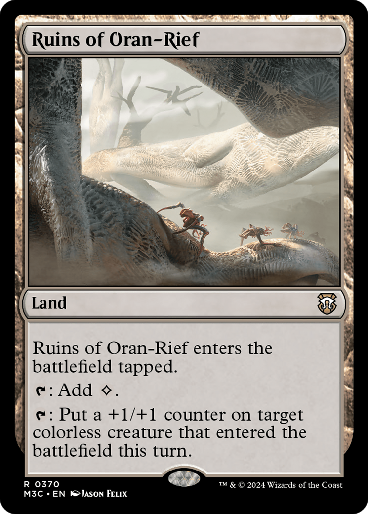 Ruins of Oran-Rief (Ripple Foil) [Modern Horizons 3 Commander] | Card Citadel