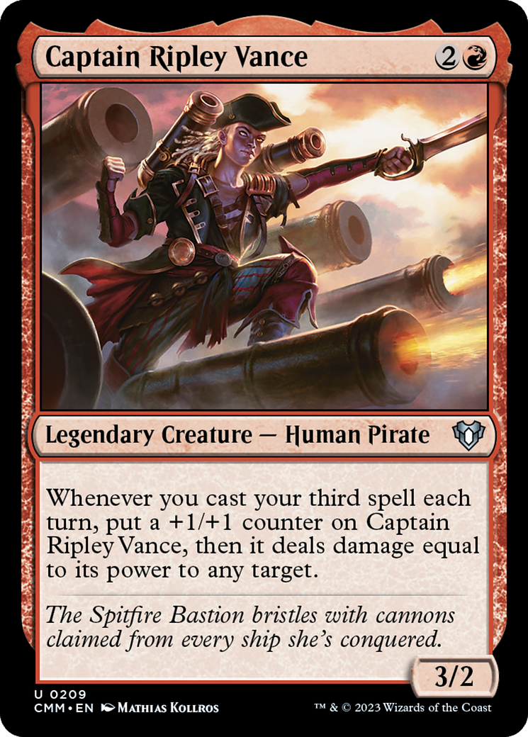 Captain Ripley Vance [Commander Masters] | Card Citadel