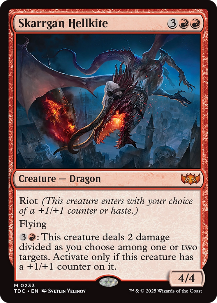 Skarrgan Hellkite [Tarkir: Dragonstorm Commander] | Card Citadel