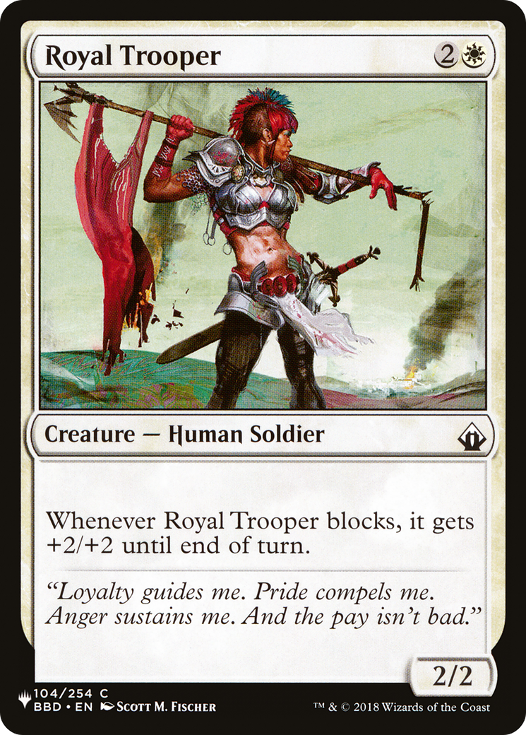 Royal Trooper [The List] | Card Citadel