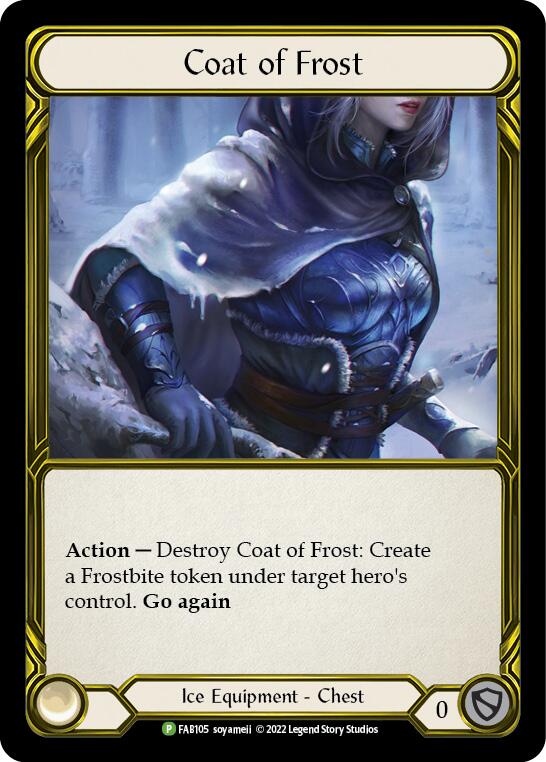 Coat of Frost (Golden) [FAB105] (Promo)  Cold Foil | Card Citadel