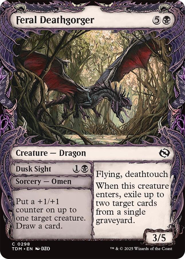 Feral Deathgorger (Showcase) [Tarkir: Dragonstorm] | Card Citadel
