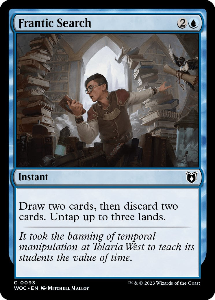 Frantic Search [Wilds of Eldraine Commander] | Card Citadel