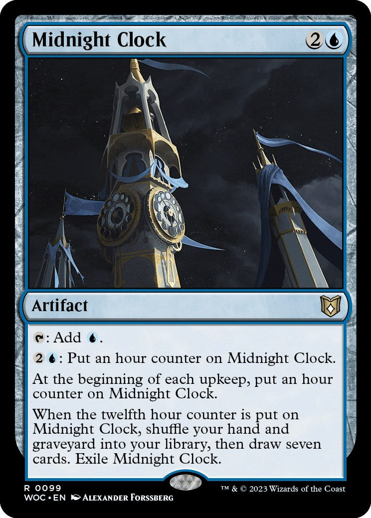 Midnight Clock [Wilds of Eldraine Commander] | Card Citadel