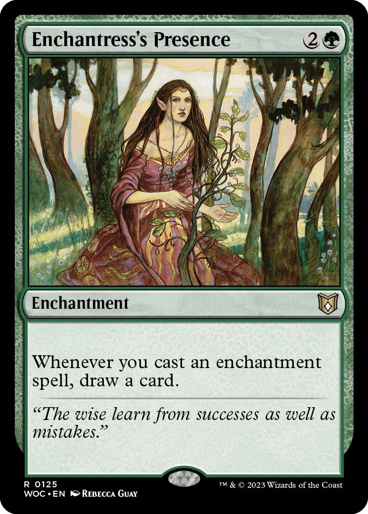 Enchantress's Presence [Wilds of Eldraine Commander] | Card Citadel