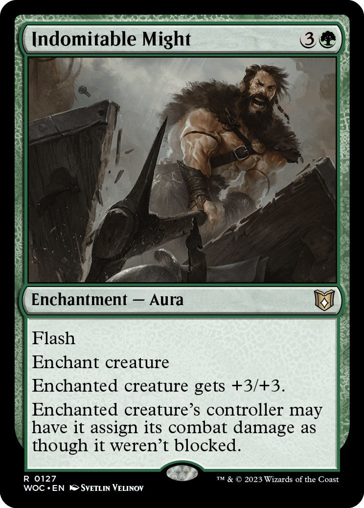 Indomitable Might [Wilds of Eldraine Commander] | Card Citadel